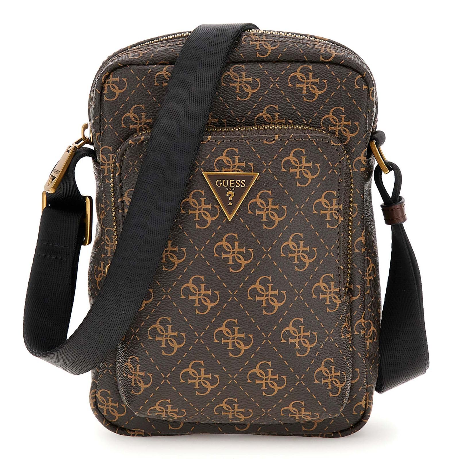 Guess Vezzola Eco Crossbody Double Brown/Ochre-image