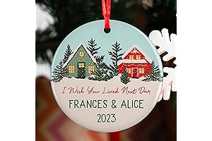 Personalized I Wish You Lived Next Door Ornament