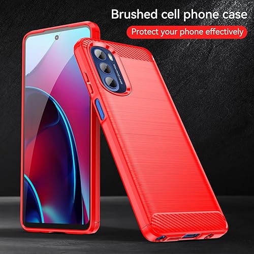 Miniatura 8 de Funda para Moto G Stylus 5G 2022, con protector de pantalla HD, a la moda, antideslizante, absorción de impactos, flexible, parachoques de goma