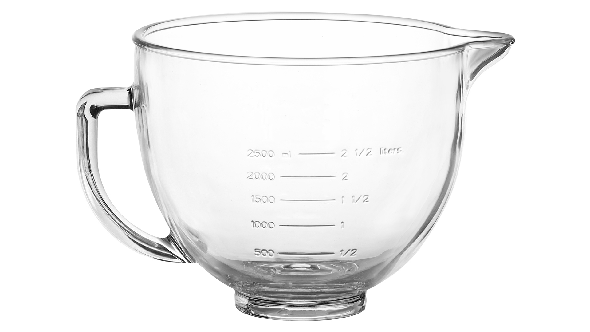 MOLIGOU Tazón de Vidrio 5 Quart con Asa y Pico Vertedor miniatura 7