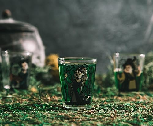 Miniatura 4 de Disney Hocus Pocus Sanderson Sisters Portraits - Vasos de chupito de 2 onzas  Juego de 4