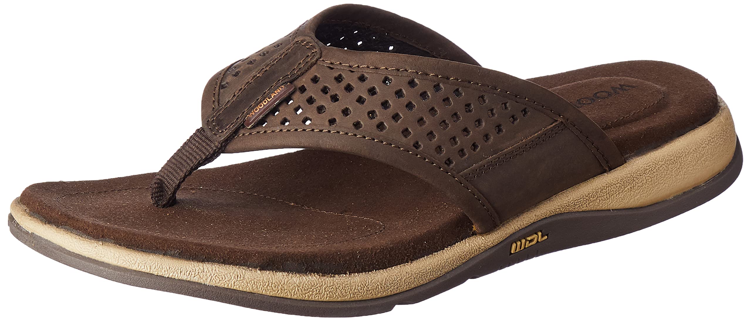 Woodland Mens Brown Leather Slipper-9 UK (43 EU) (GP 2069116ONW) (B0BR5V2HYF) Amazon Price History, Amazon Price Tracker