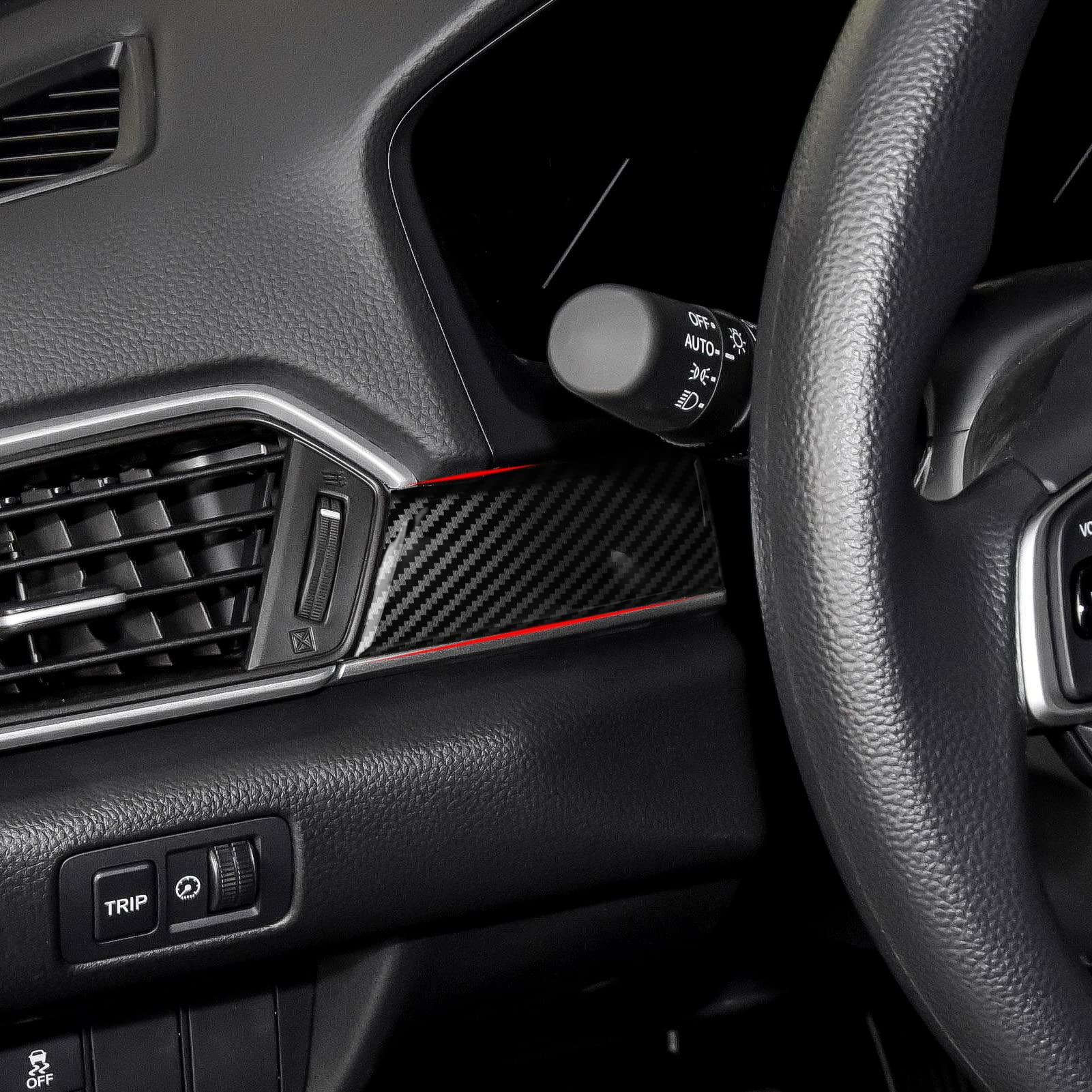 Samochodowa deska rozdzielcza konsoli środkowej AC przełącznik naklejki na przyciski do Honda Accord 2018 2019 2020 2021 2022 akcesoria 10. generacji naklejki z włókna węglowego ABS