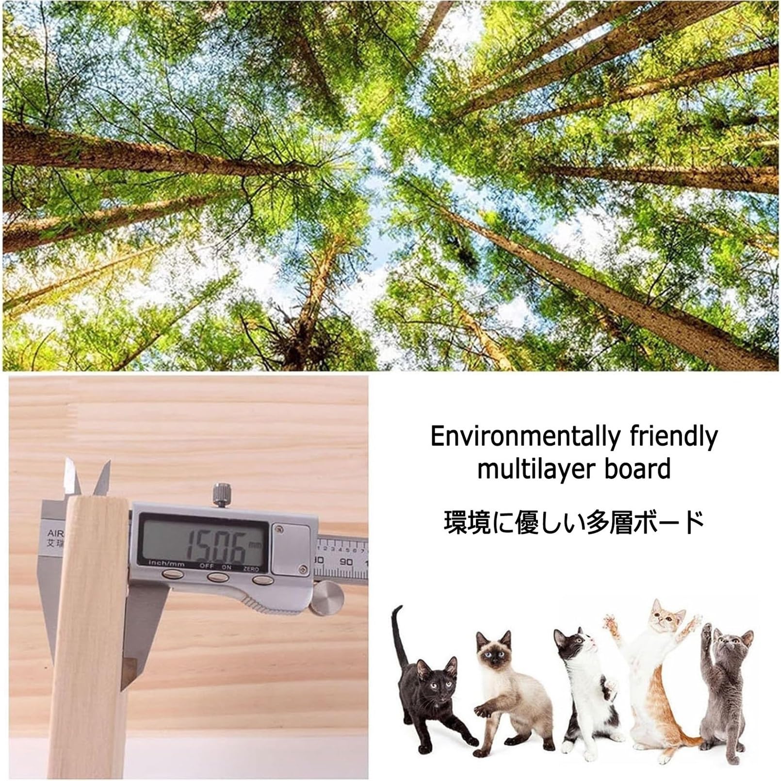 Scaffale da parete per gatti per arrampicarsi, tiragraffi e posatoio da parete, piattaforma per gatti per arrampicarsi, giocare, graffiare e fare un pisolino