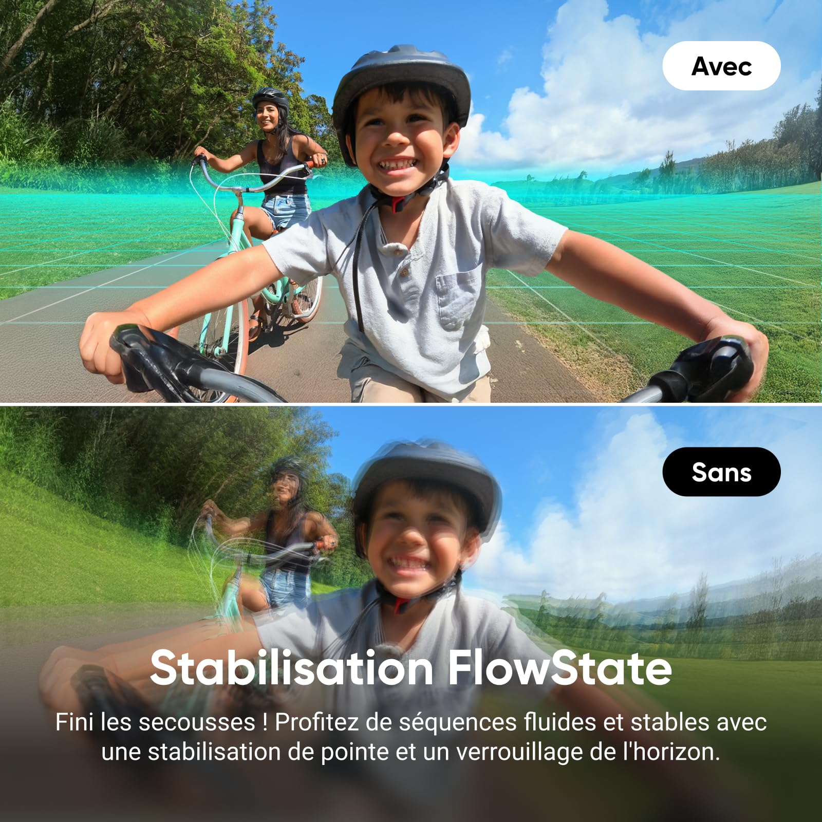 Insta360 GO 3S Noir Minuit 128GB - Petite caméra de vlog 4K, POV Mains Libres, Montage Partout, stabilisation, 140 Min d'autonomie, étanche à 10 m, édition IA, Apple Find My, pour Voyage, vlog