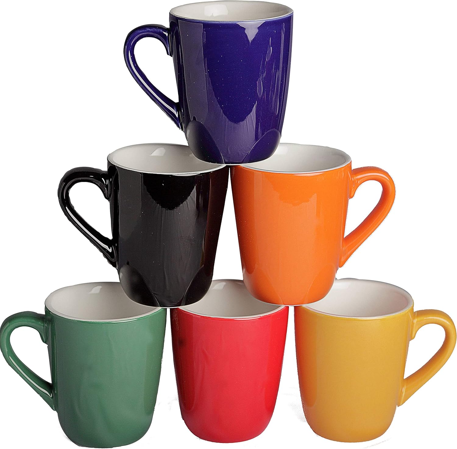 superyes Large Ceramic MugsSets of 6 for Cappuccino Latte