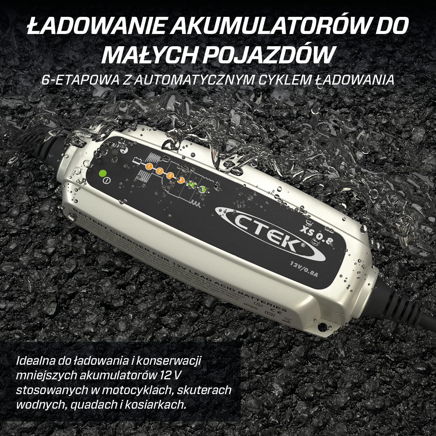 CTEK 56-707 Ładowarka do akumulatorów z adapterem