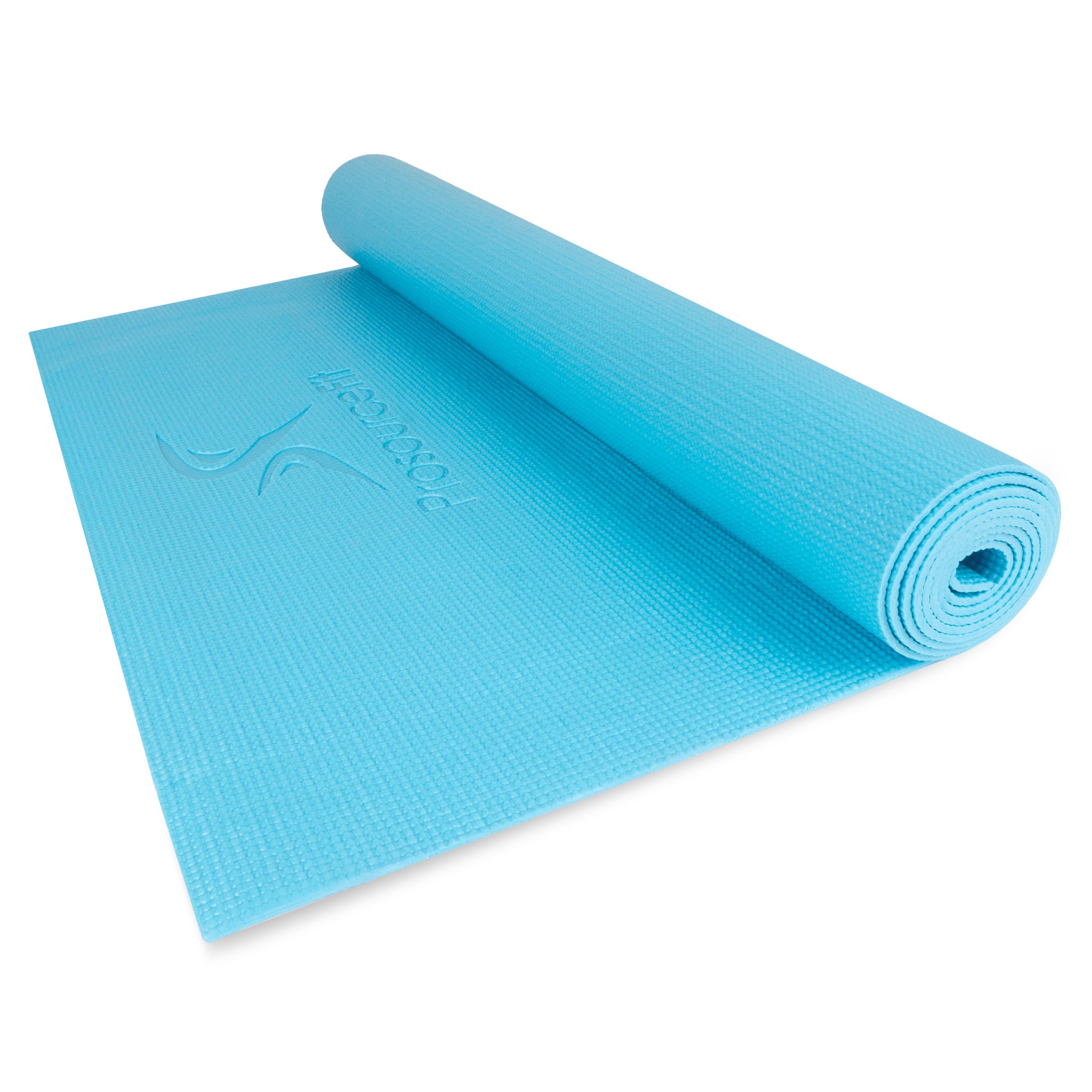 ProsourceFit Klassische Yogamatte, 3 mm dick, extra lang, 183 cm leicht, mit rutschfestem Griff für Yoga, Pilates, Training