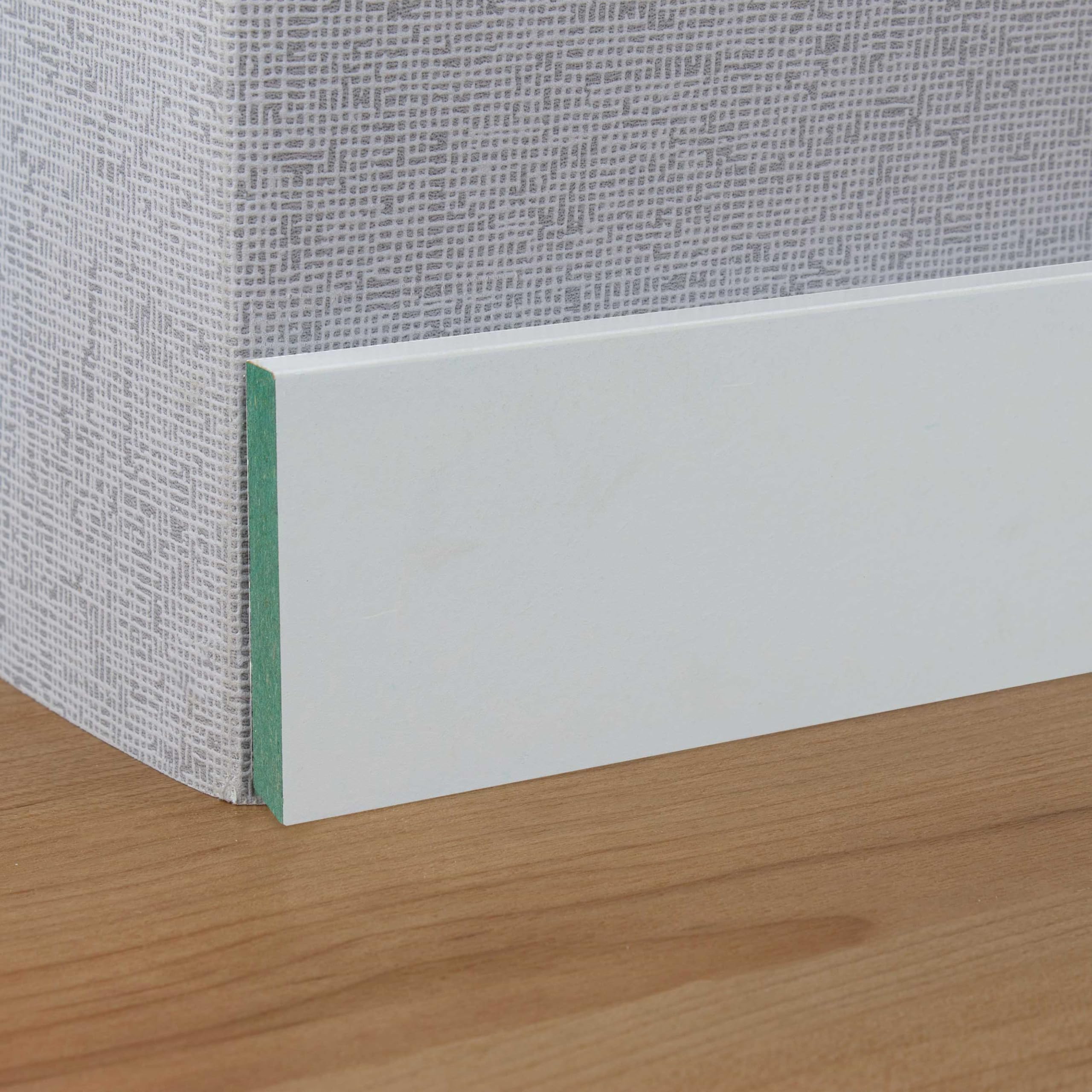 PROVISTON Plinthe 10 x 70 x 2440 mm MDF Hydro Prépeint Plinthe AV lot de 10