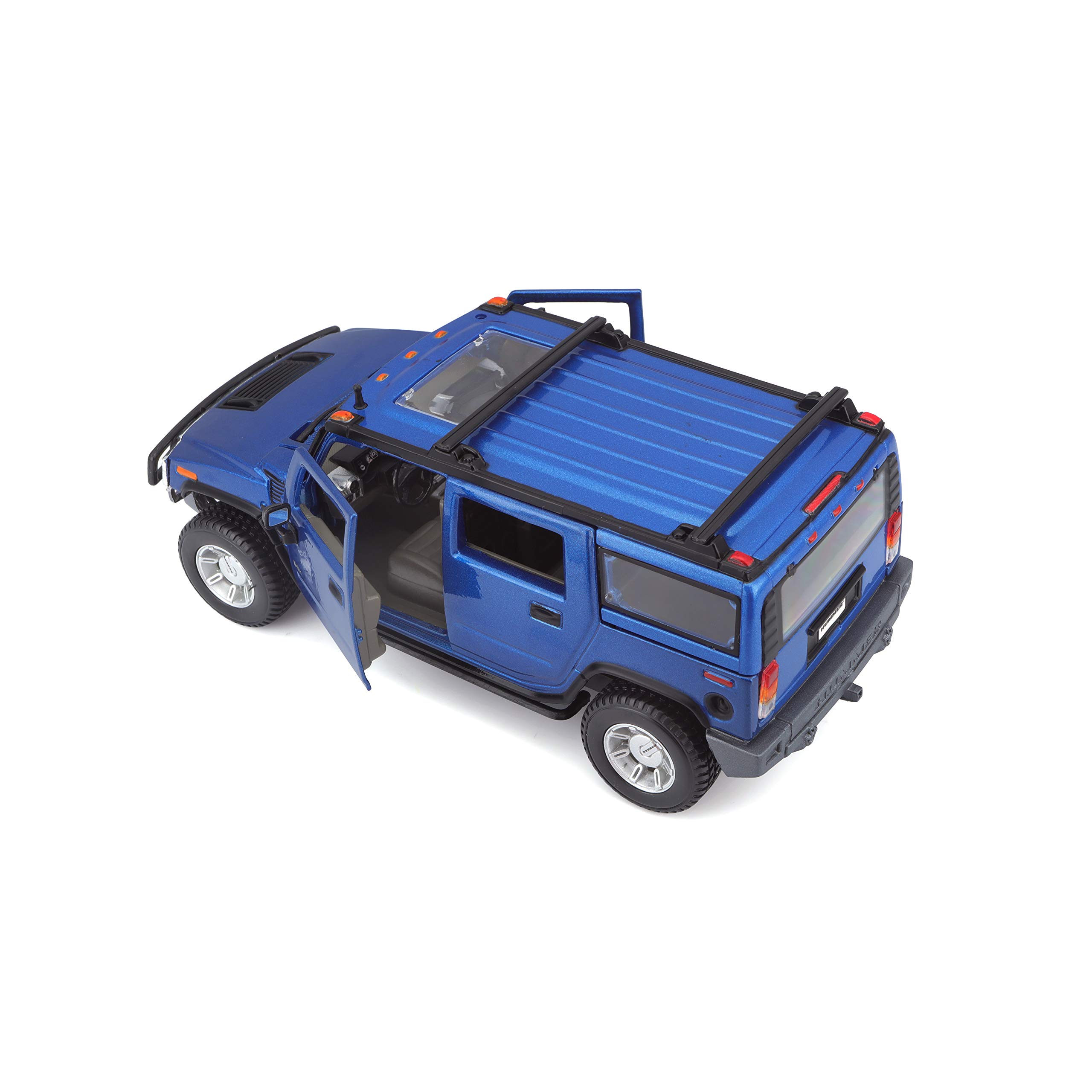 Hummer H2 SUV Blue 1:27 Diecast Model Car : Buy Online at