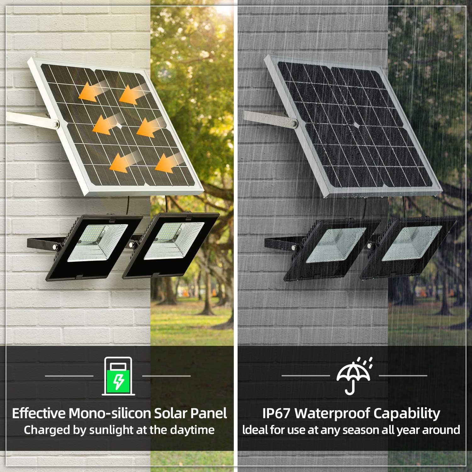 Bеѕt Sеllеr Solar Flood Lights Outdoor Indoor Dusk to Dawn with Smart Remote Control 22W Solar Panel Dual Head 70LED IP65 Waterproof Solar Shed Light for Garden Garage Path Pool Patio Sign Barn Driveway Backyard