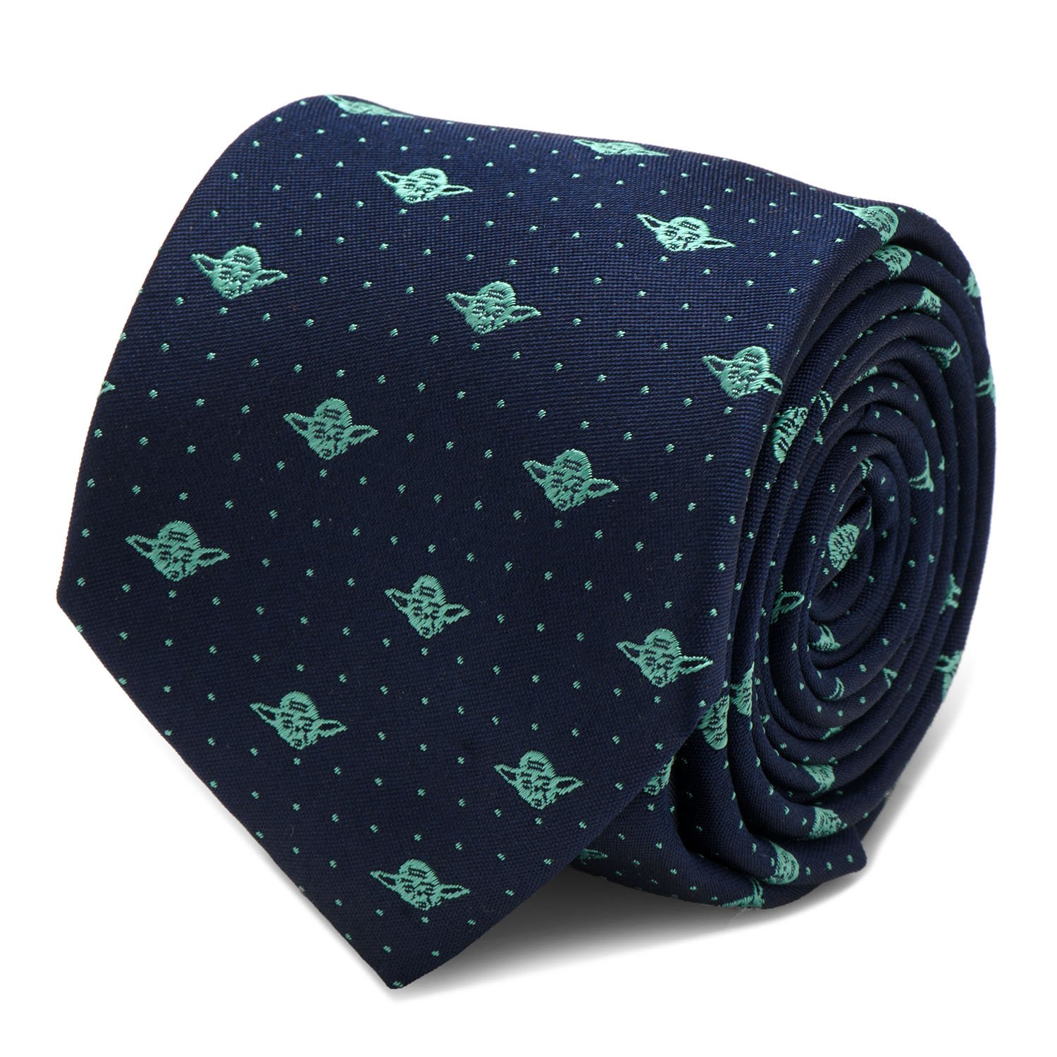 Cufflinks Inc. Yoda Dot Navy Tie