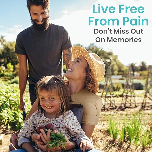 Miniatura 7 de Vive - Soporte estabilizador de hombro, funda de compresión para recuperación de lesiones de manguito rotador, artritis, esguinces, luxación,