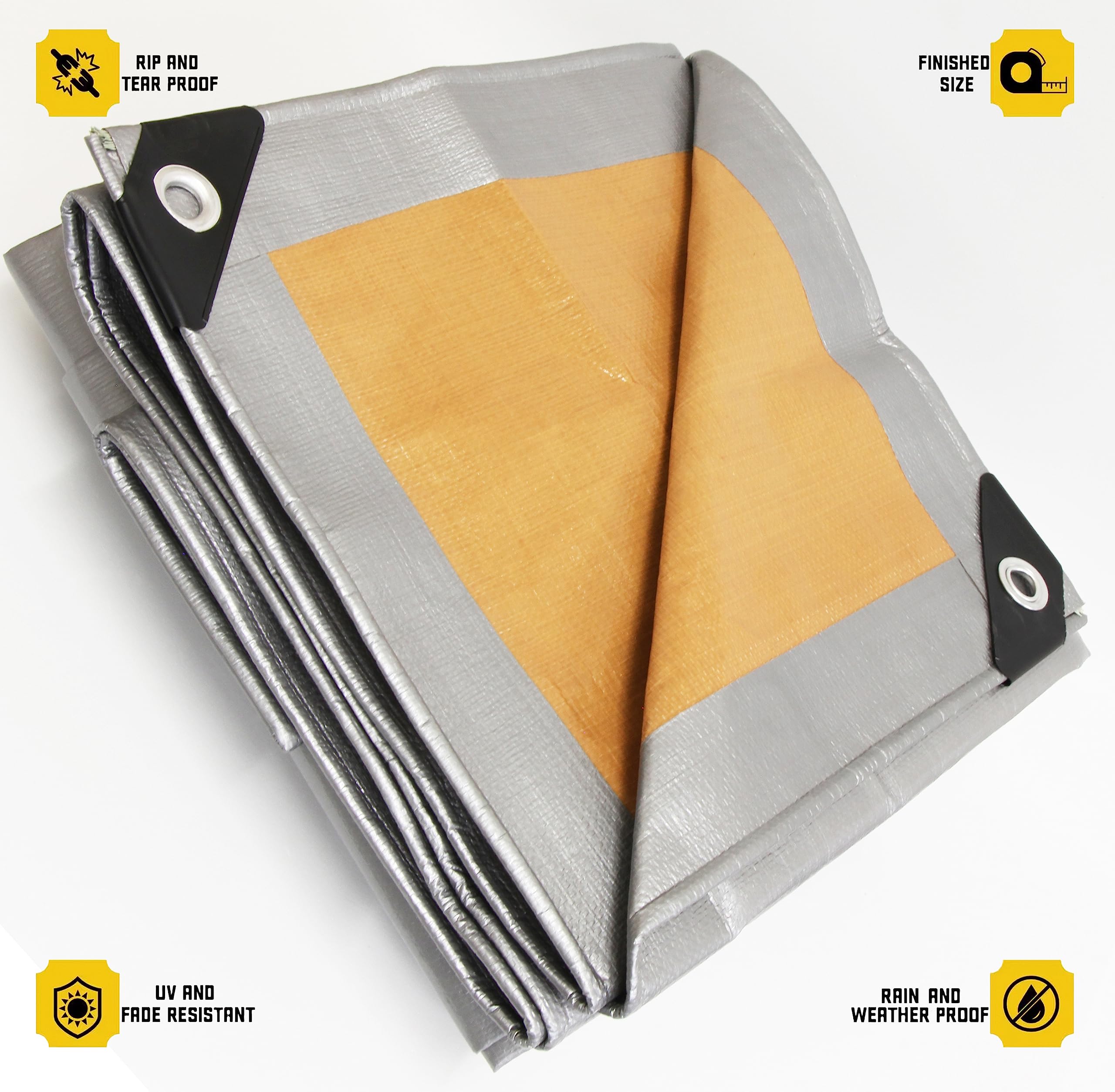 12' x 20' Large Multi-Purpose Waterproof Light Weight Heavy