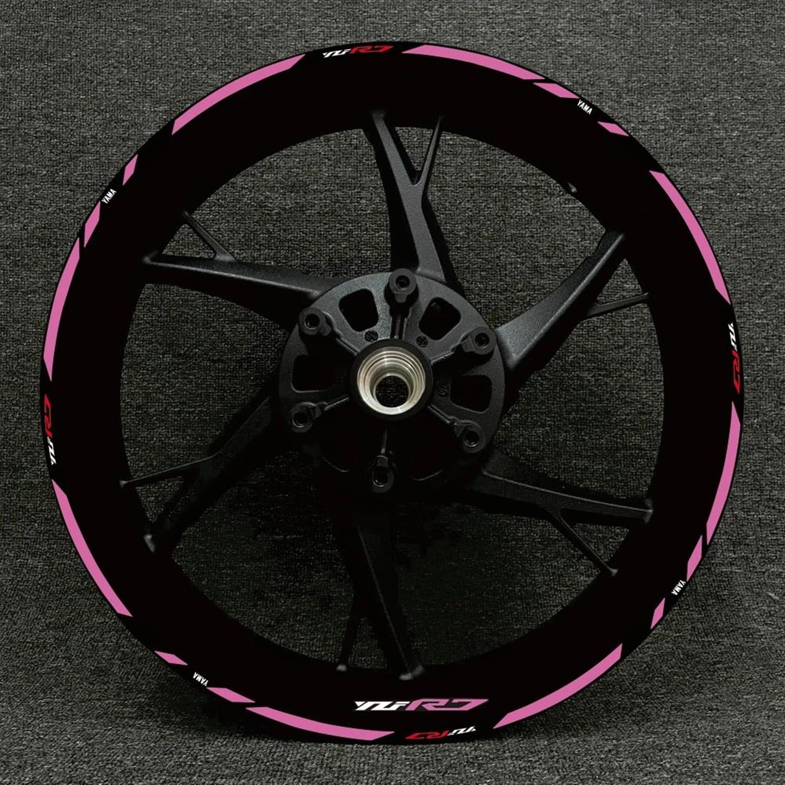 Stickers Motorcycle Wheel Stickers Night Reflective Decorative Rim for Yamaha YZFR7 YZF R7(Style 7)