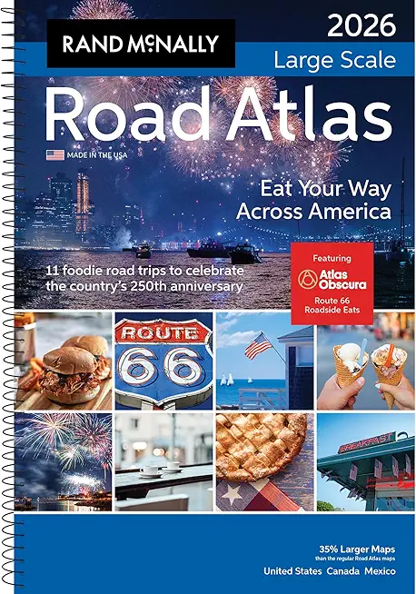Rand McNally Road Atlas Large Scale 2026: United States, Canada, Mexico (Rand McNally Large Scale Road Atlas USA)