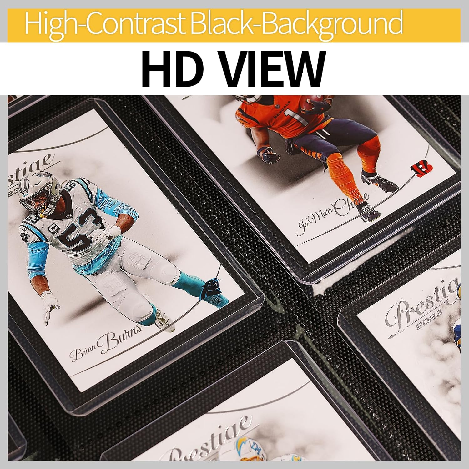 Toploader Binder 4 Pocket - Portable Upgraded Hold 144 Toploaders with Sleeves for 3" x 4" Rigid Card Binder Double Sided - Blue