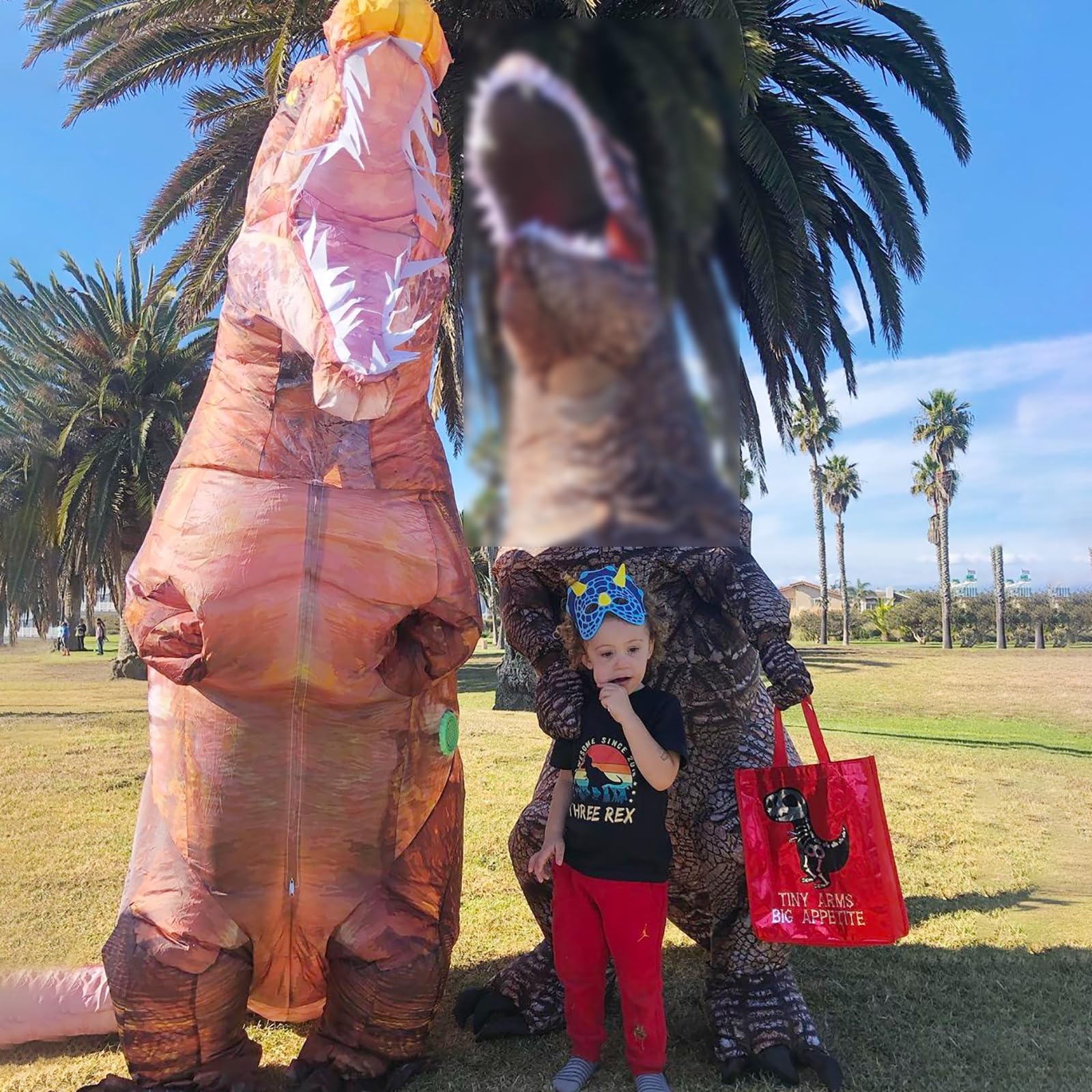 Disfraz de dinosaurio para adultos, disfraz inflable de Spinosaurus, disfraz de Halloween, carnaval, fiesta de cosplay (color marrón)