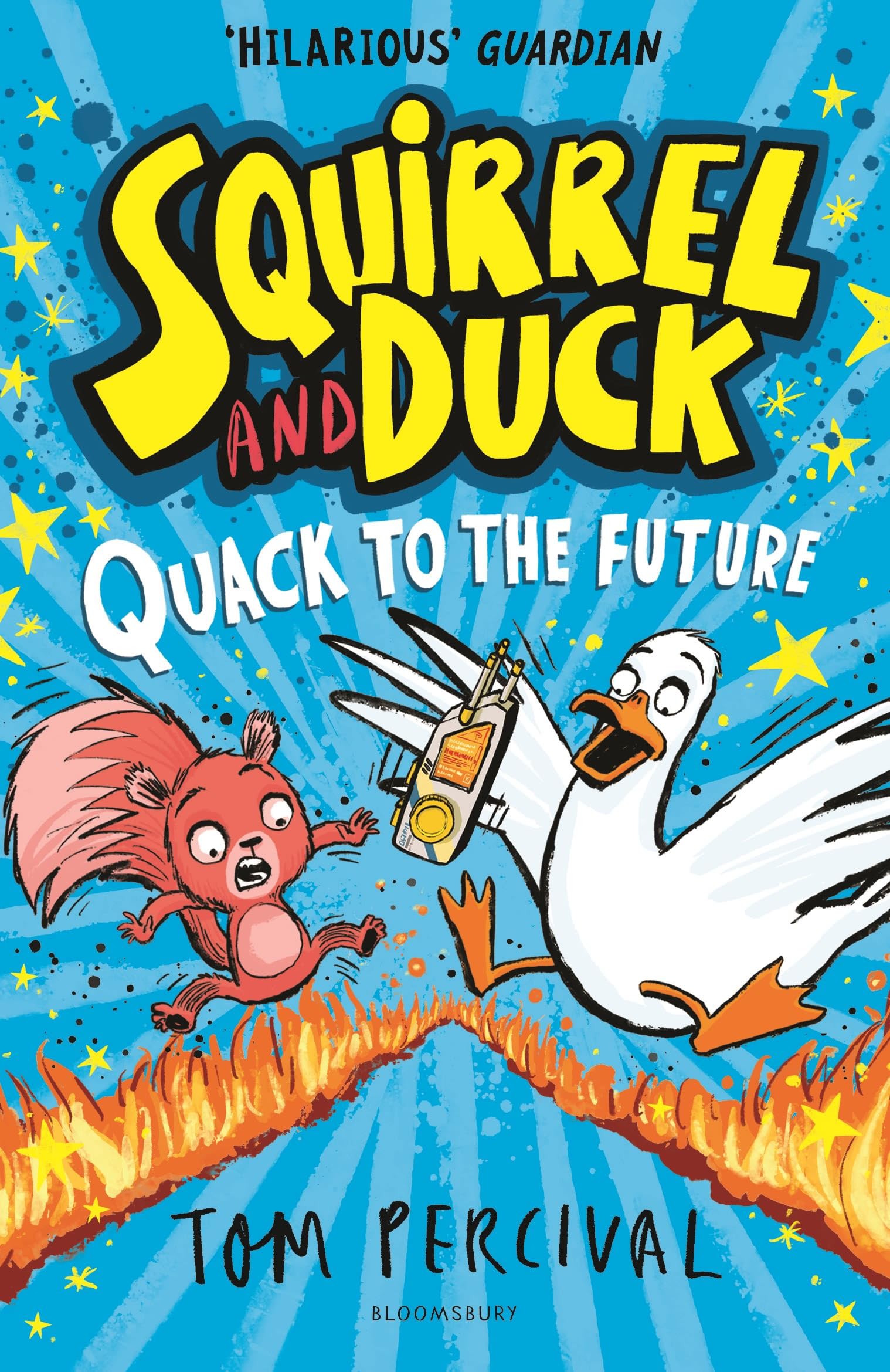 Squirrel and Duck Quack to the Future by Tom Percival PAPERBACK 9781526665744
