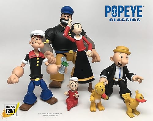 Miniatura 3 de Boss Fight Studio Popeye Classics Castor OYL Figura de acción a escala 112, multicolor