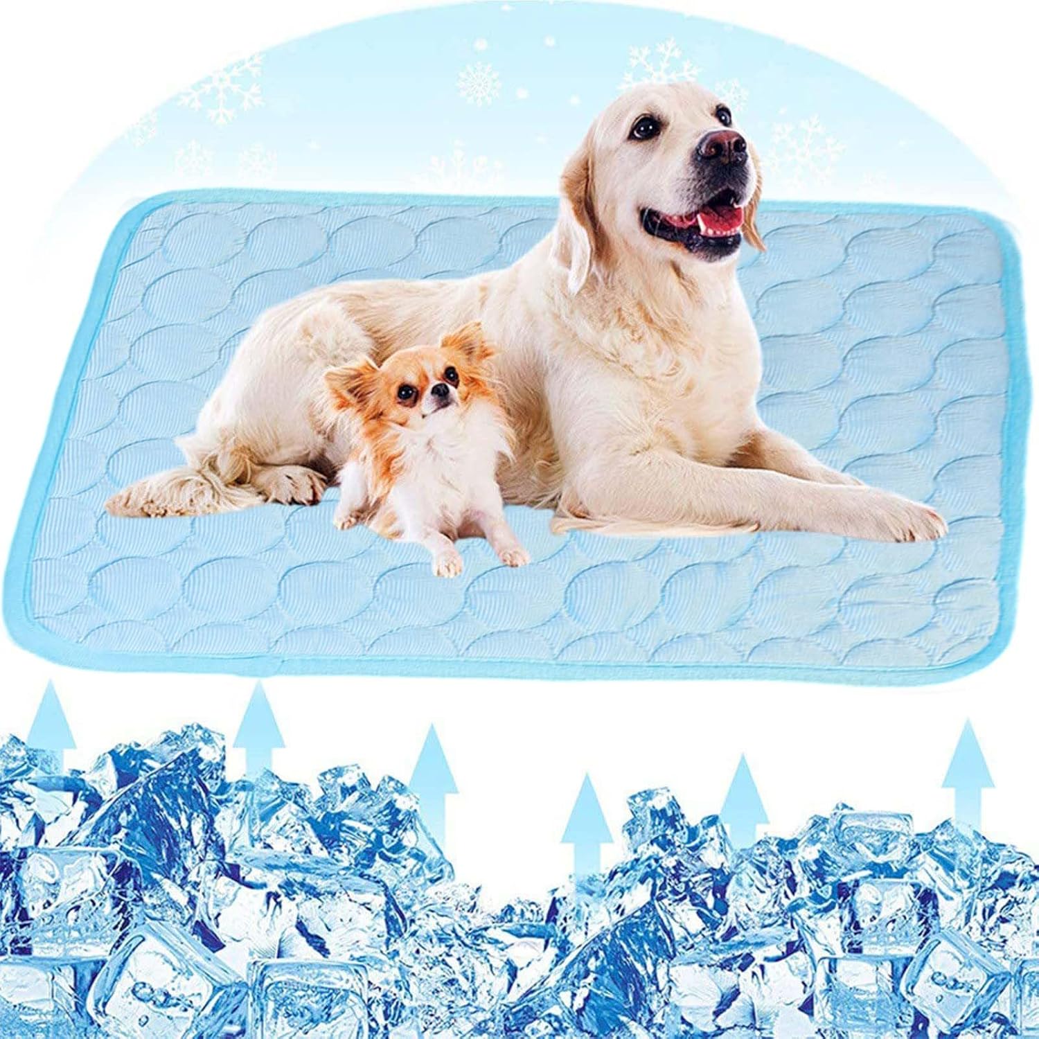 Dog Cooling Mat for Medium Large Dogs, Cooling Blanket for