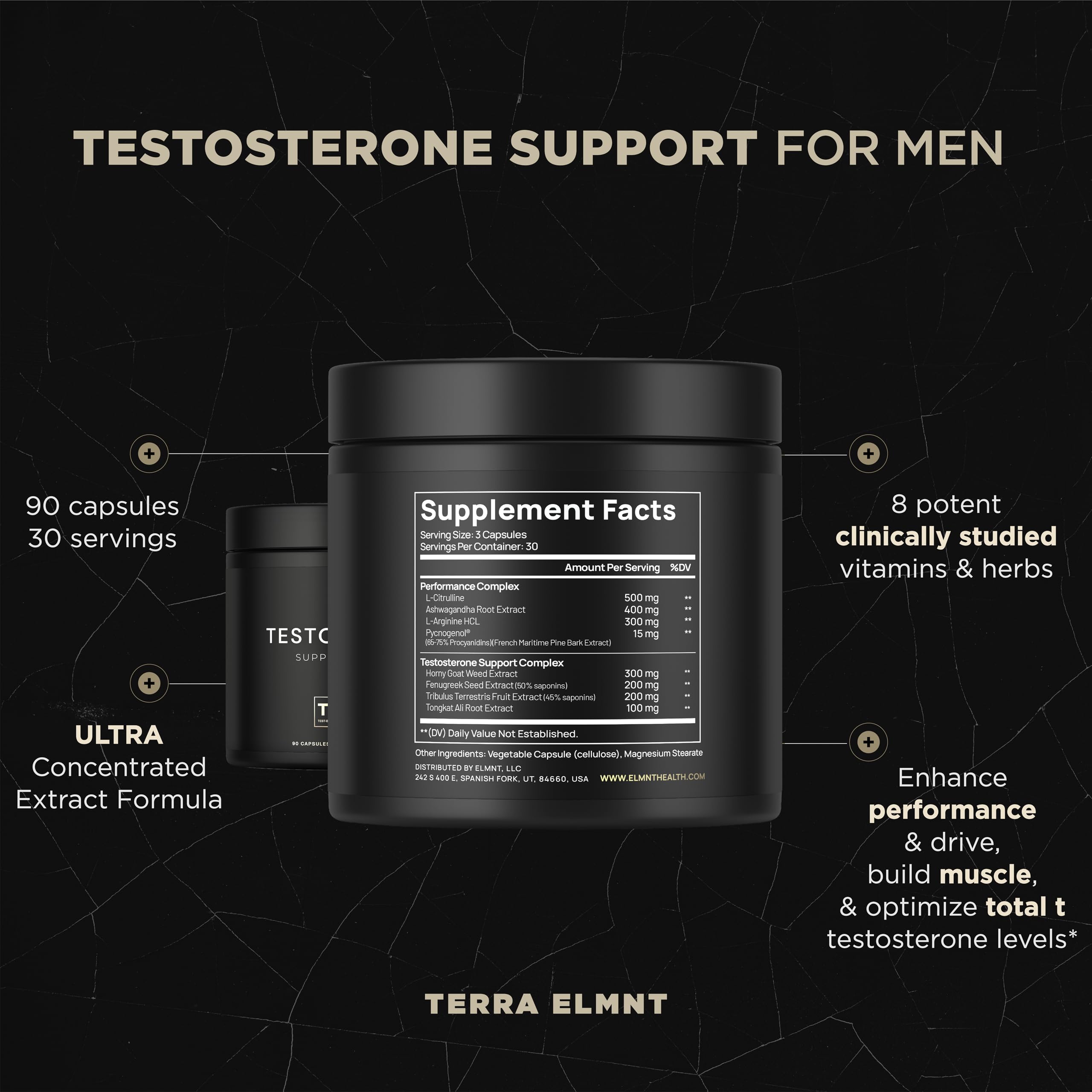 2,015mg Testosterone Booster for Men 8X Strength w Ashwagandha, Tongkat Ali — Amazon image 6