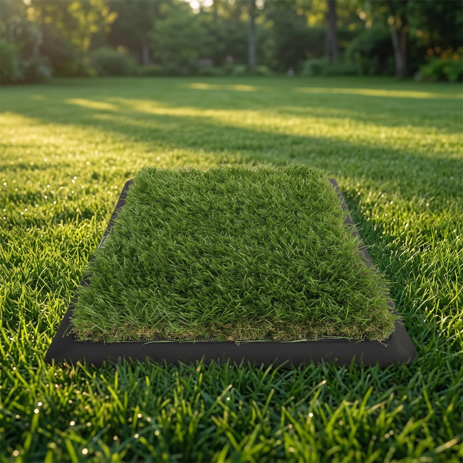 Stabil Golf-Schlagmatte, Gummiboden Mit Kurzem Kunstrasen