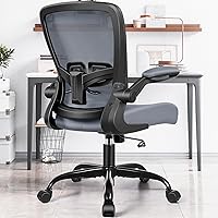 Vista 15 de FelixKing Silla de oficina, silla de escritorio con soporte lumbar suave, silla ergonómica para computadora con reposacabezas, respaldo alto
