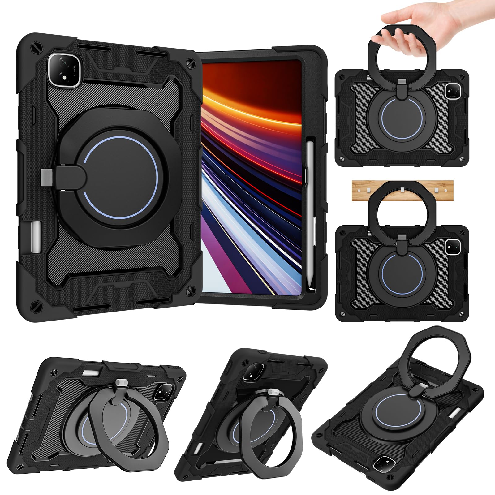 Funda Honor Magic Pad 2 2024 de 12.3 pulgadas con soporte anticaídas para niños 8
