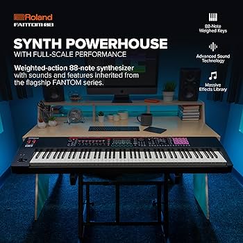 Amazon.com: Roland FANTOM-08 WEIGHTED-ACTION SYNTHESIZER KEYBOARD Amazon.com: Roland FANTOM-08 WEIGHTED-ACTION SYNTHESIZER KEYBOARD