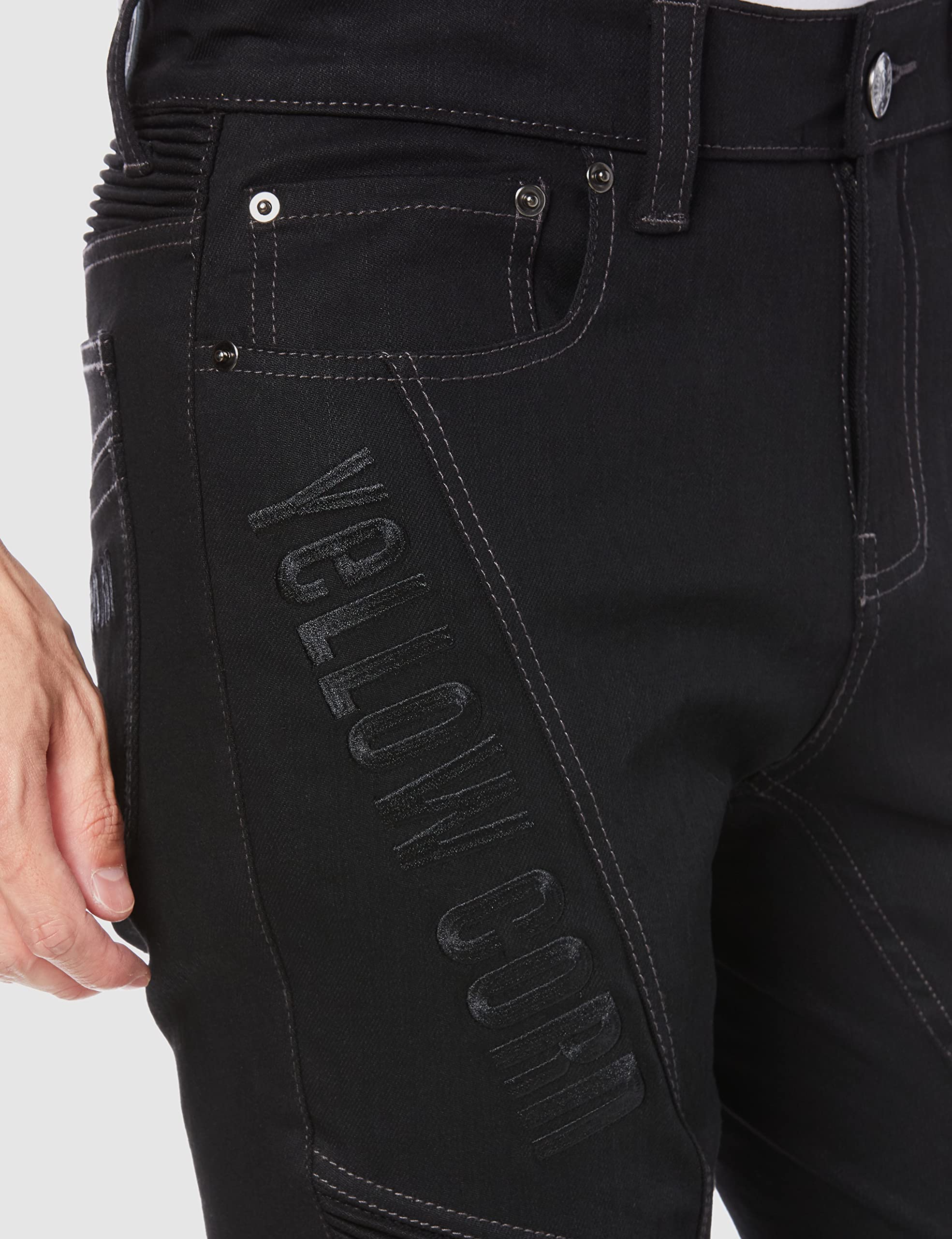 Amazon | イエローコーンストレッチデニムライディングパンツYRP-101