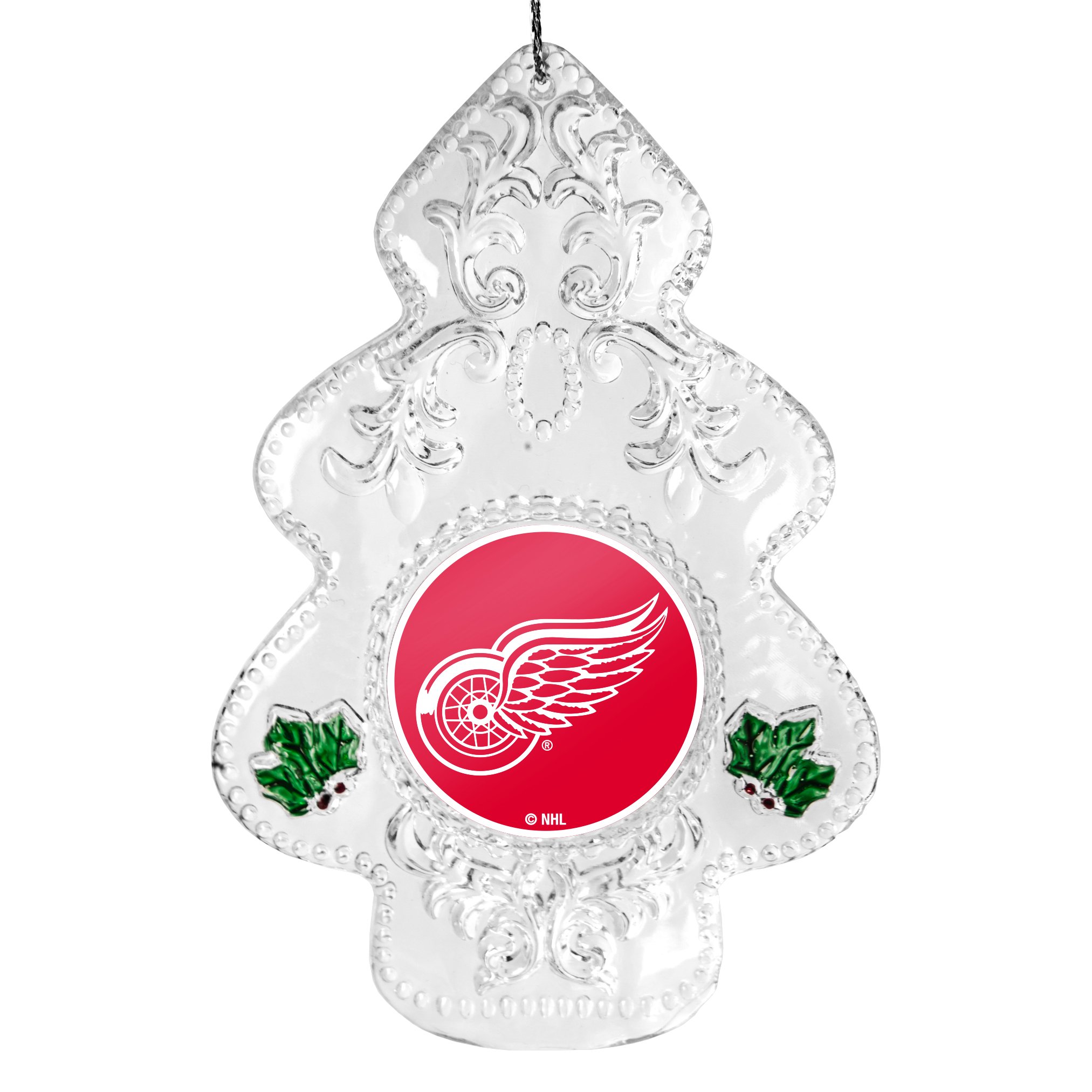 NHL Detroit Redwings Traditional Acrylic Tree Ornament