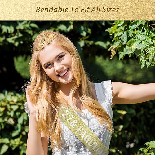 Miniatura 7 de Regalos de cumpleaños número 27 para mujer, Metal