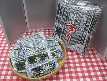 のりベー商品 Amazon.co.jp: 西部海苔店 たっぷり業務用 味付のり 12切5枚 100袋入り