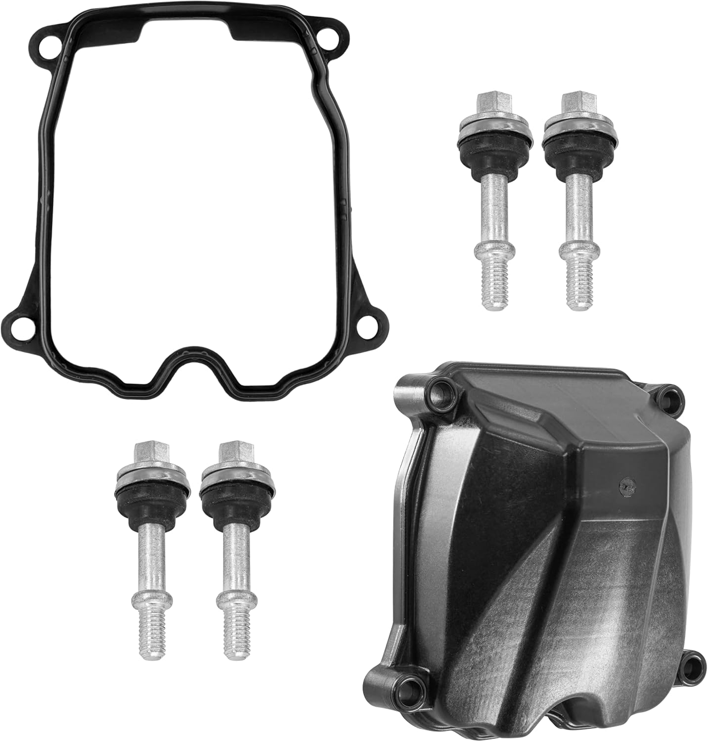 Caltric Valve Cover with Gasket and Screw Compatible with Can-Am Outlander 400 2004-2014/450 2015-2022 / Outlander 500 2007-2015/570 2018-2022