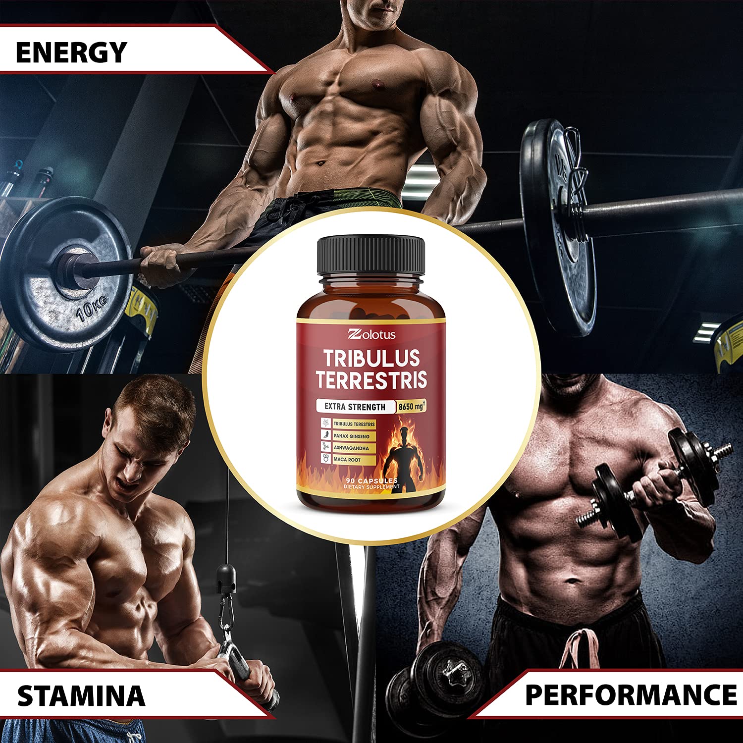 Buy Tribulus Terrestris, 8650mg Per Capsule, Highest Potency with