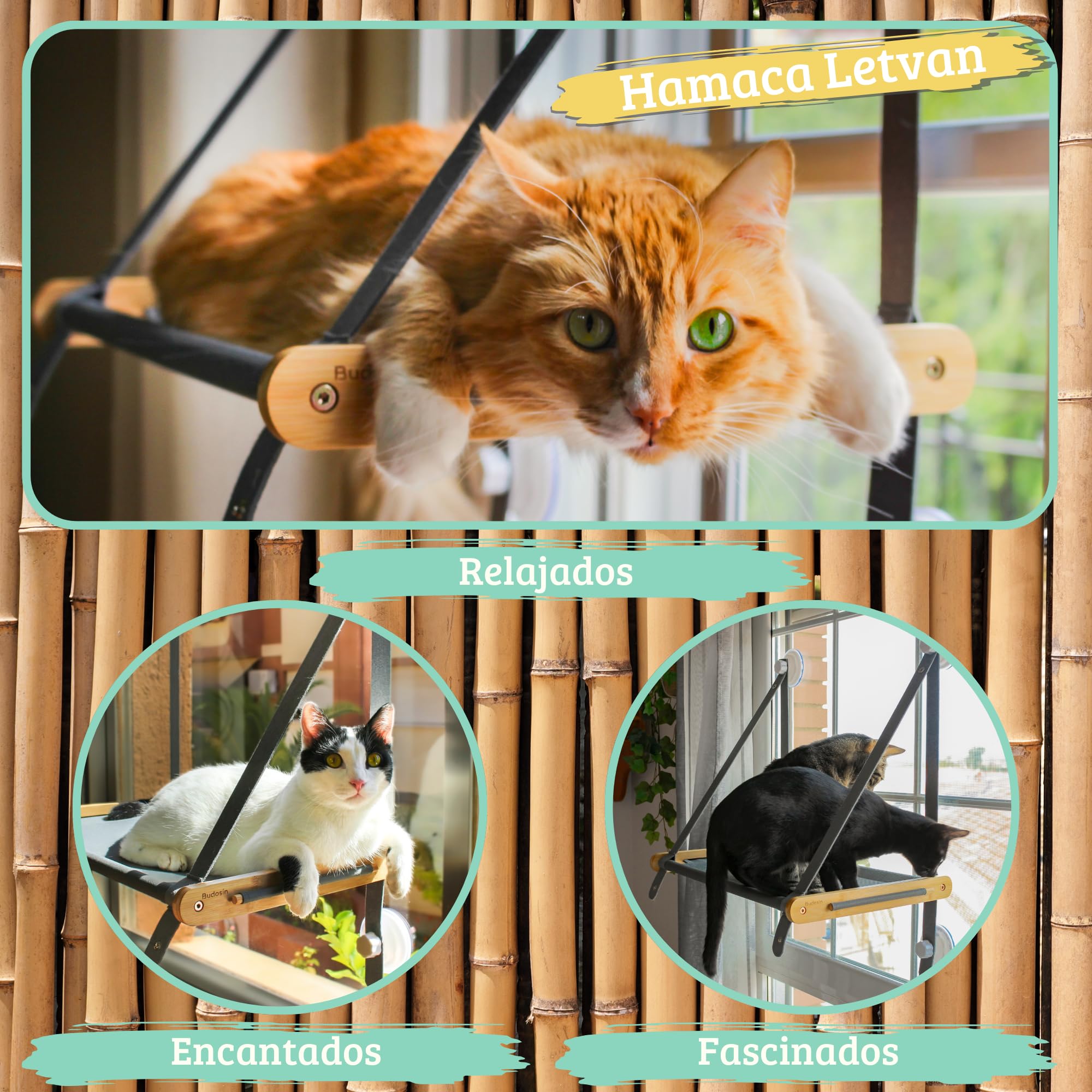 Amaca per gatti Finestra - Amaca gatto-Amaca per gatti - Letto per finestra per gatti - Letto sospeso per gatti - Letto per gatti Accessori per gatti - Amaca per gatti - Amaca per gatti