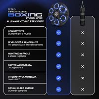 Aparat de box muzical Ezero Beat Punch pentru antrenament acasă, 12 niveluri, cu panou LED interactiv Bluetooth și accesorii pentru îmbunătățirea reflexelor 6