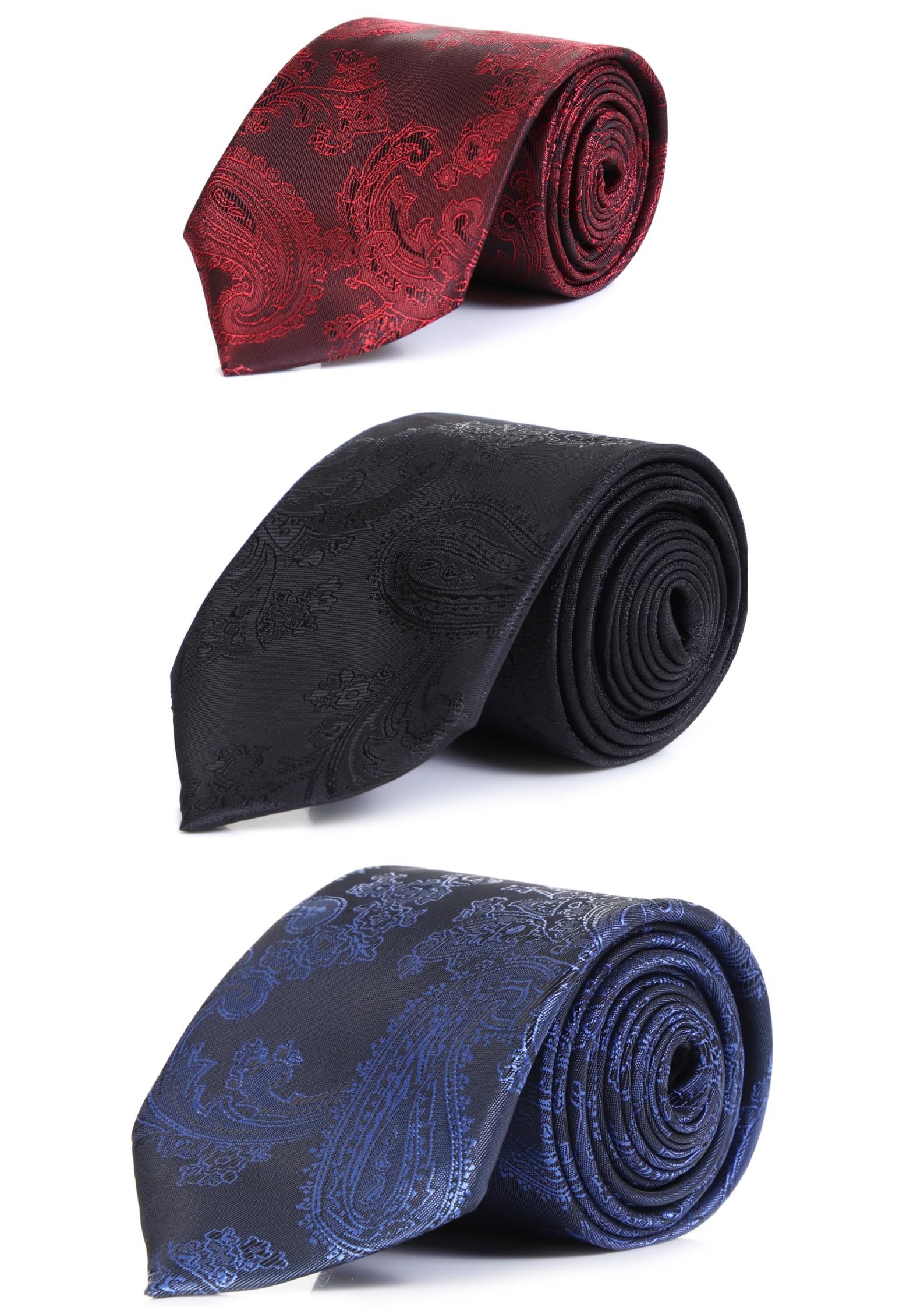random stripe Necktie For Men 2 Tie Combo Pack – A complete set for every formal & casual occasion.-picture-2