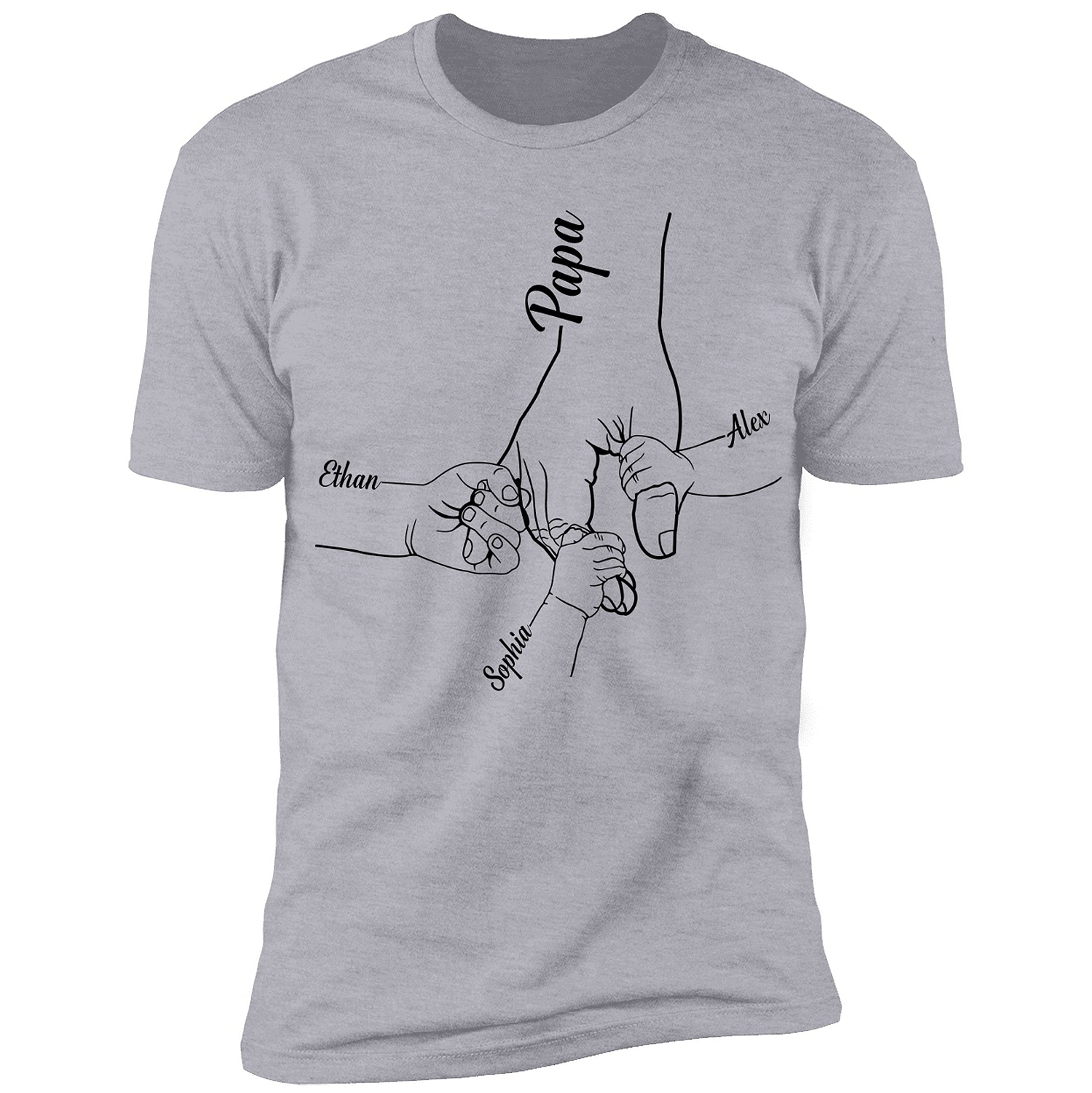 NAZENTI Personalized 4th of July Shirt for Dad Grandpa, American Flag Tee for Men, USA T-Shirtd, Gift for Independence Day