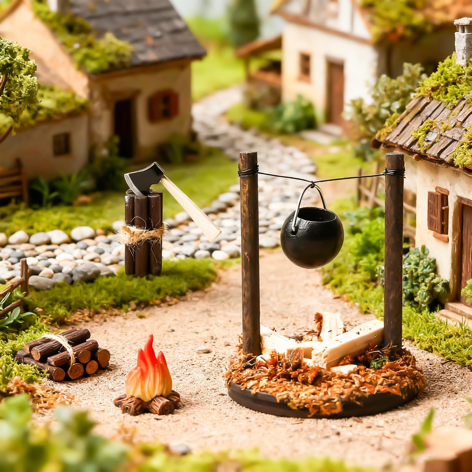 Motosega in miniatura: accessorio per elfo, accessorio per casa delle bambole con albero di Natale - Italia