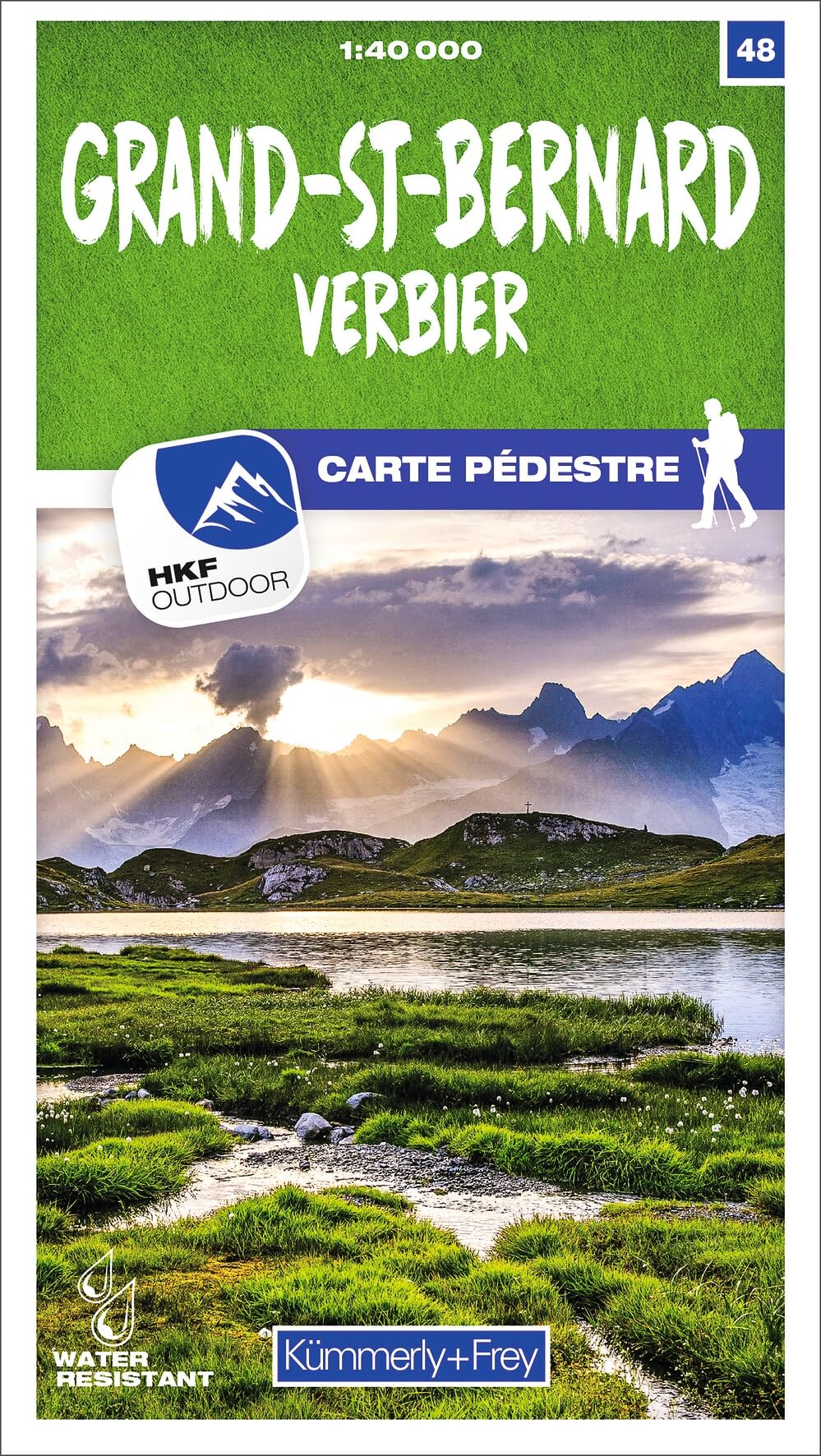 Grand St Bernard Hiking Map: 1:40 000: 48 (Hiking maps of Switzerland)