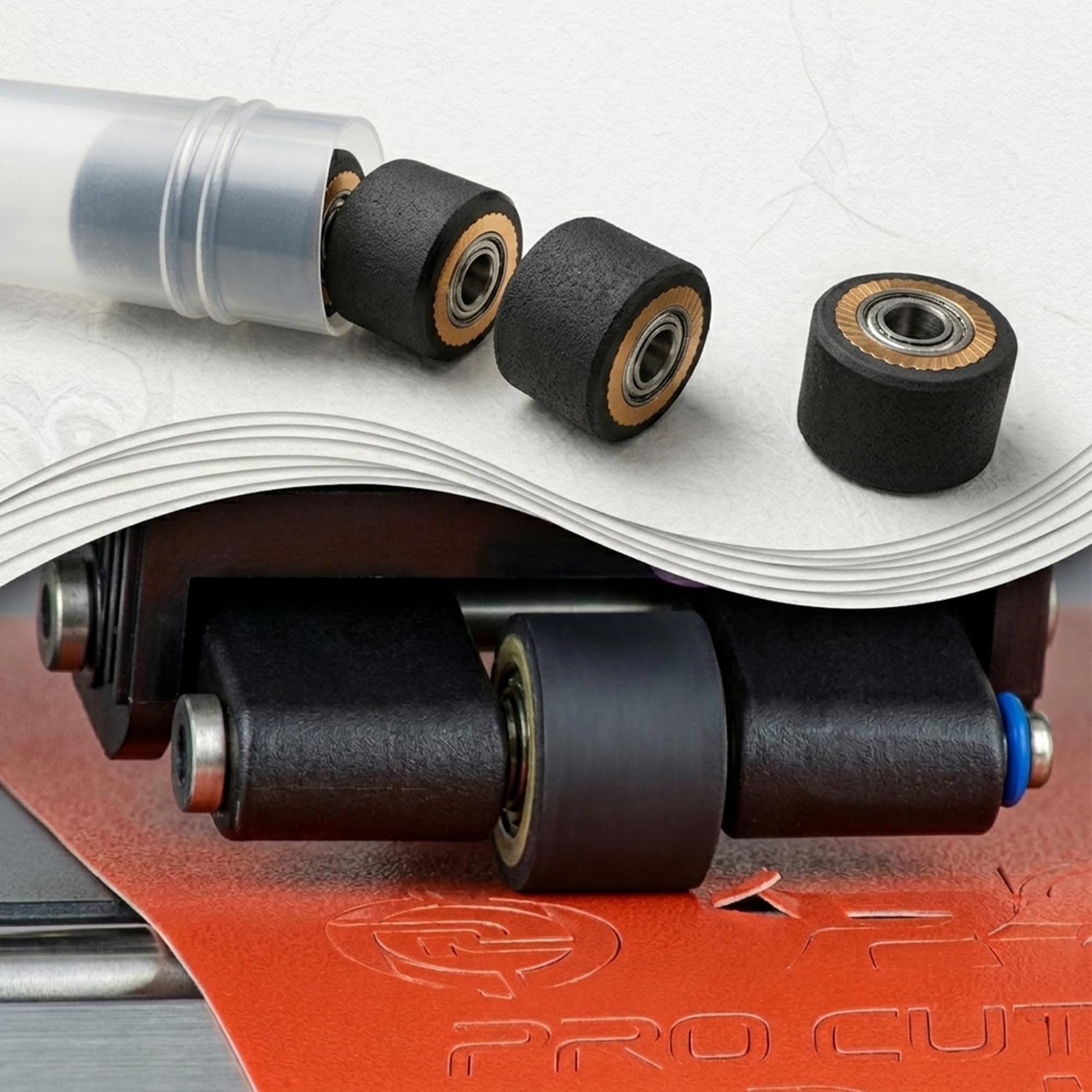 5pcs HQ Pinch Roller per Summa Taglierina Plotter Roland GCC LiYu RABIT Pcut Mimaki 5x10x18