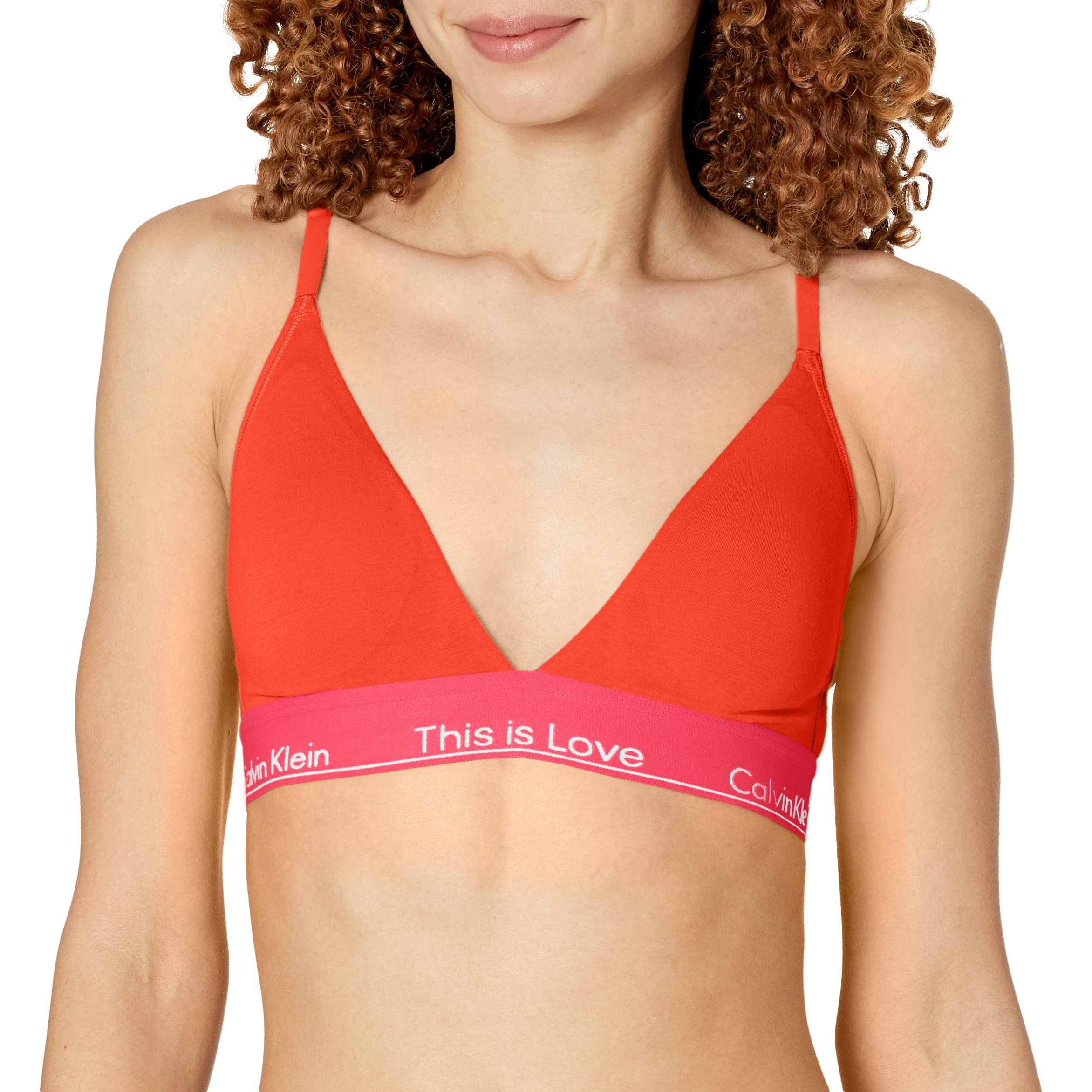 Calvin Klein Women's This is Love Lightly Lined Triangle Bra