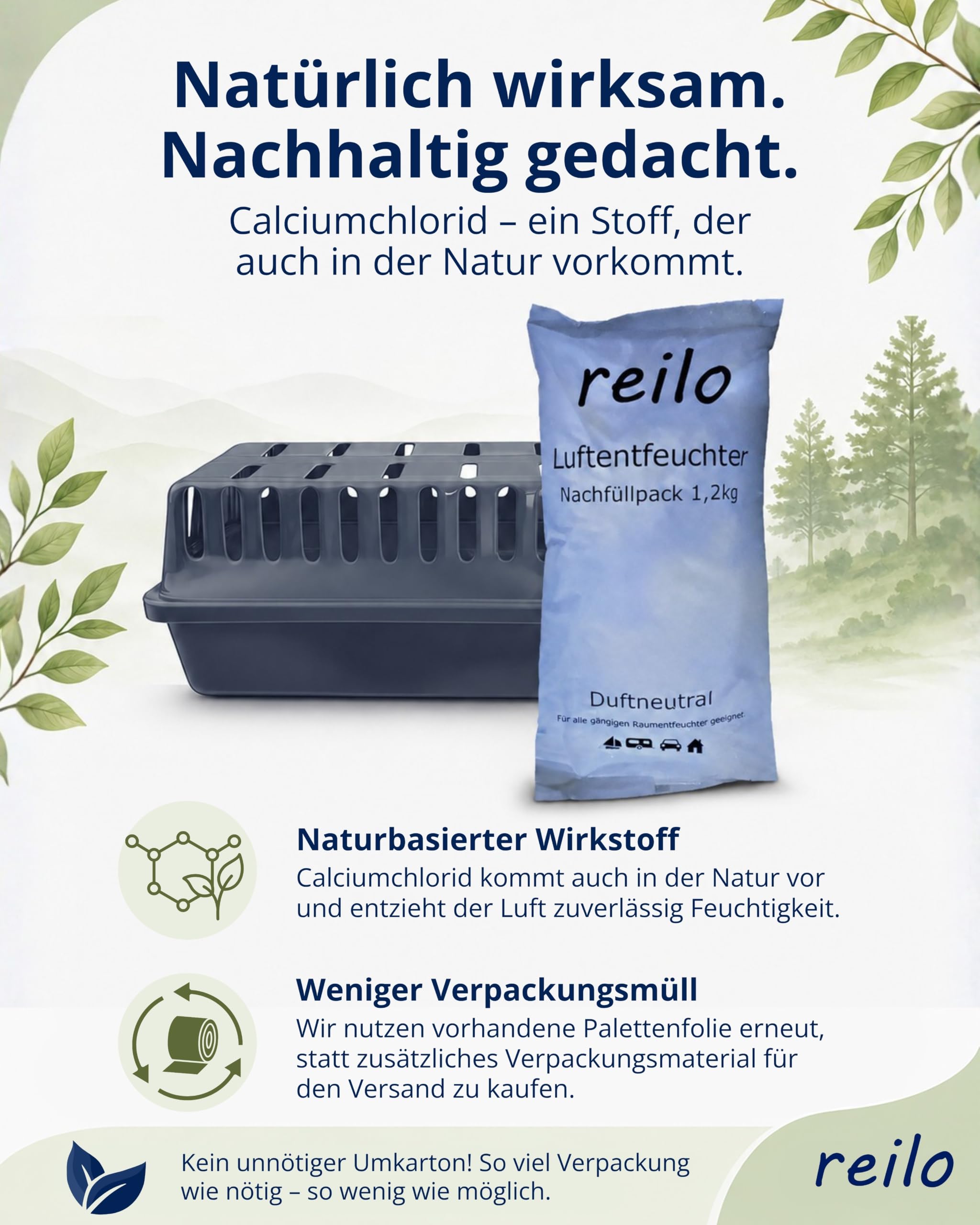 Luftentfeuchter Set, 2x XXL Box + 10x 1,2kg Granulat