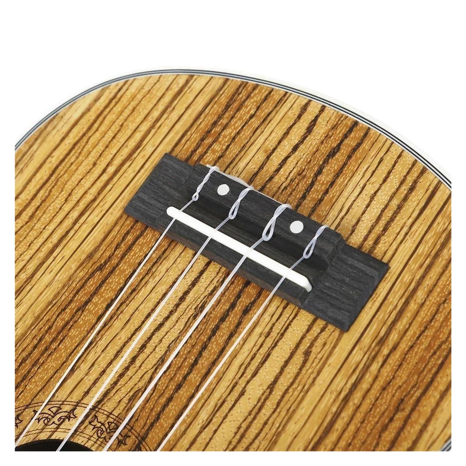 Erwachsenen Ukulele Anfänger-Ukulele-Minigitarre Aus Ebenholz Viersaitiges Zupfinstrument(21 inch)