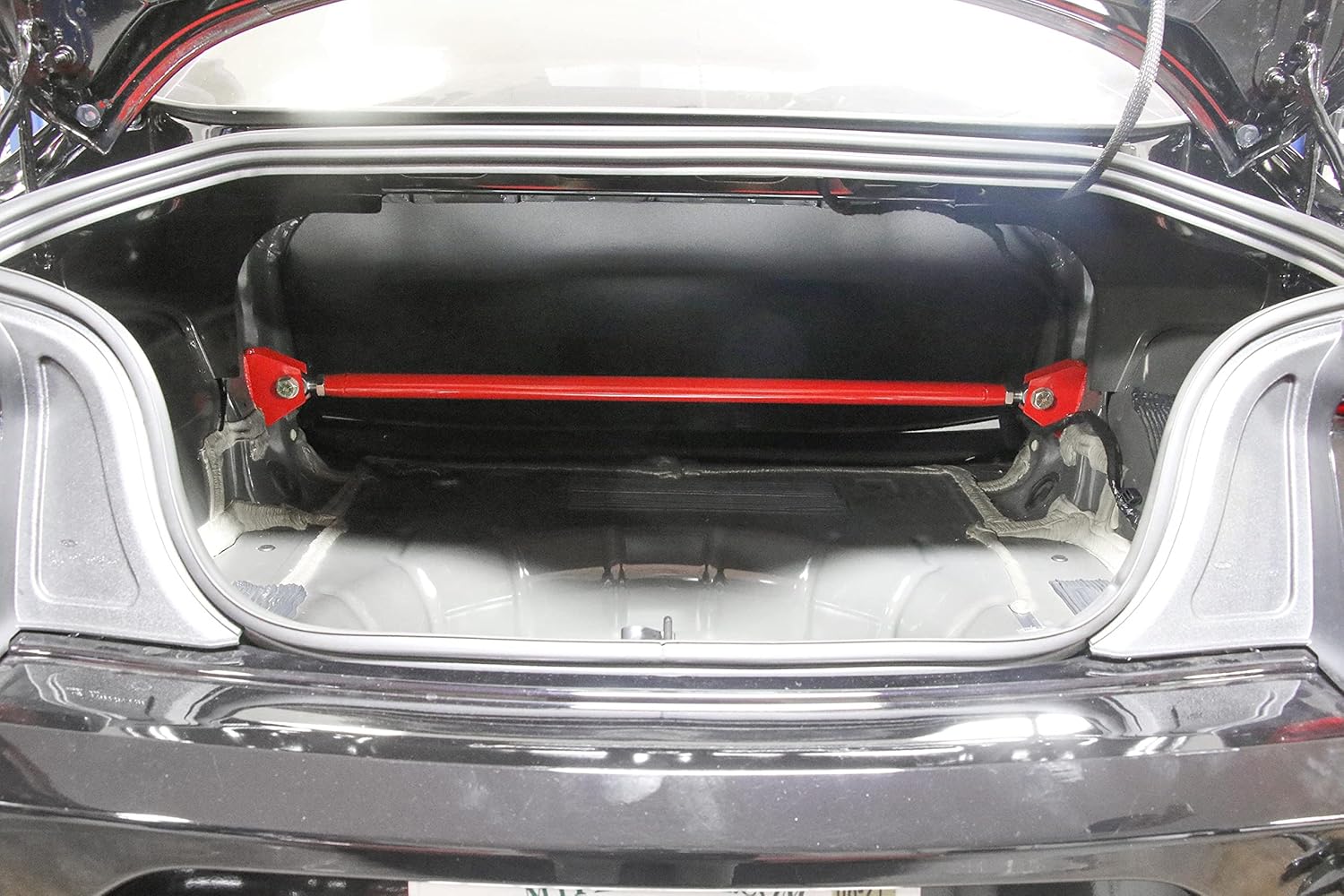 BMR Suspension STB762R Strut tower brace, rear Red 2015-2020 S550 Mustang