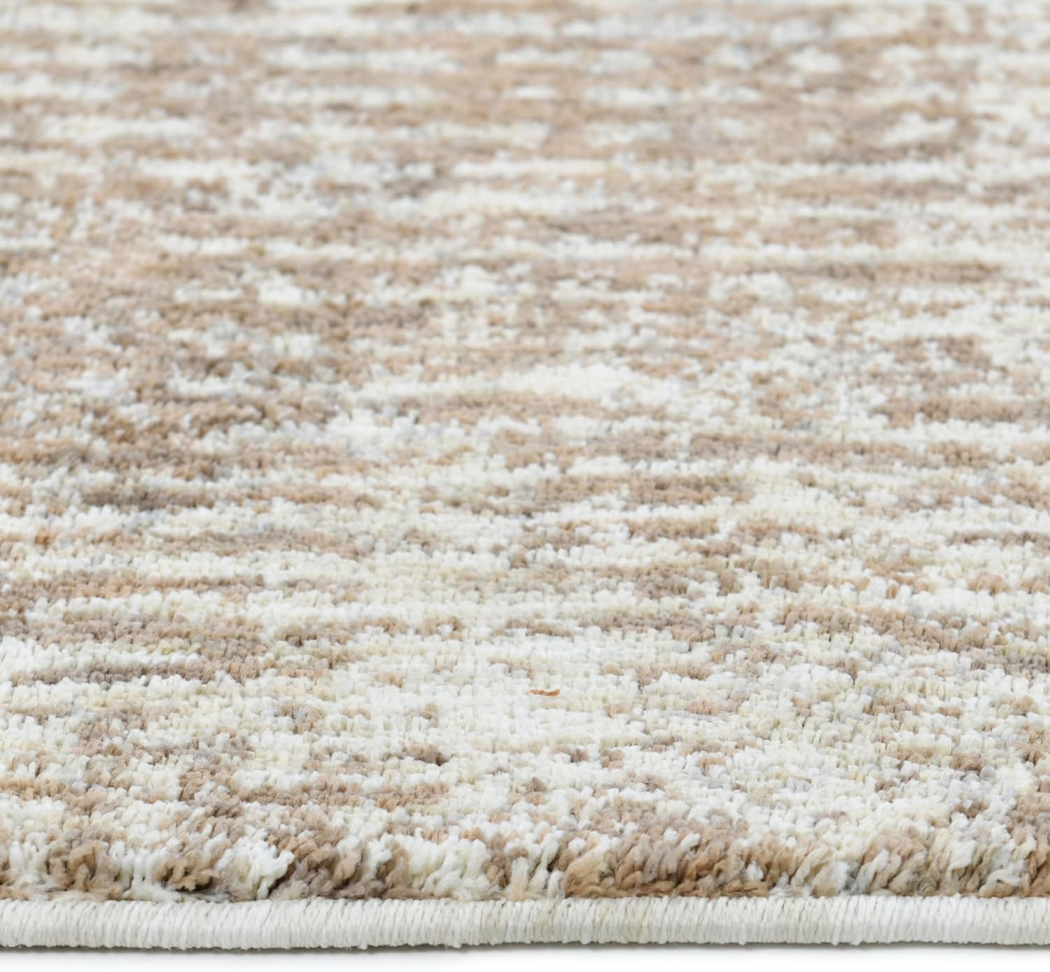 Well Woven Washable Runner Rug 2x2 - Vale Modern Plush Rug for Hallway & Entryway, Clay Multi, Sculpted Dot Pattern, Recycled Yarns, Stain Resistant Pet Friendly Floor Carpet - Elemental Collection