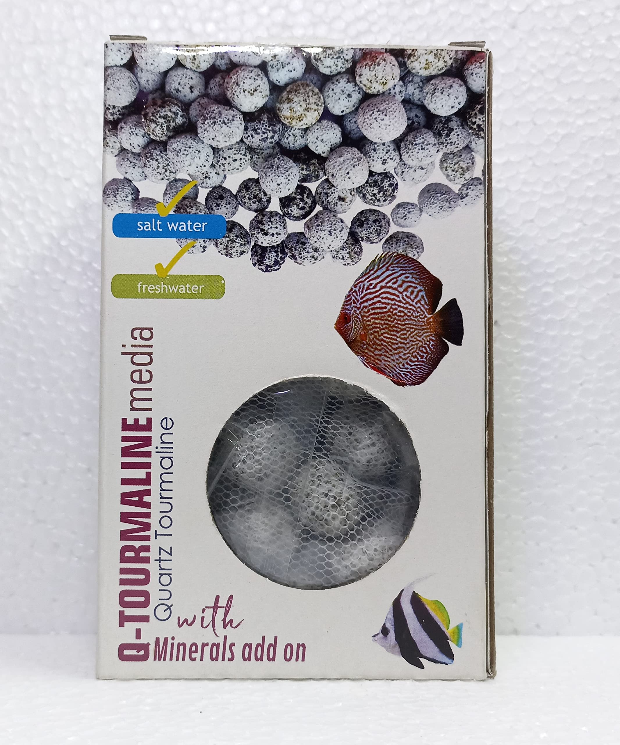 MR TRADERS Q- Tourmaline Media 650ml(350g) Quartz Tourmaline