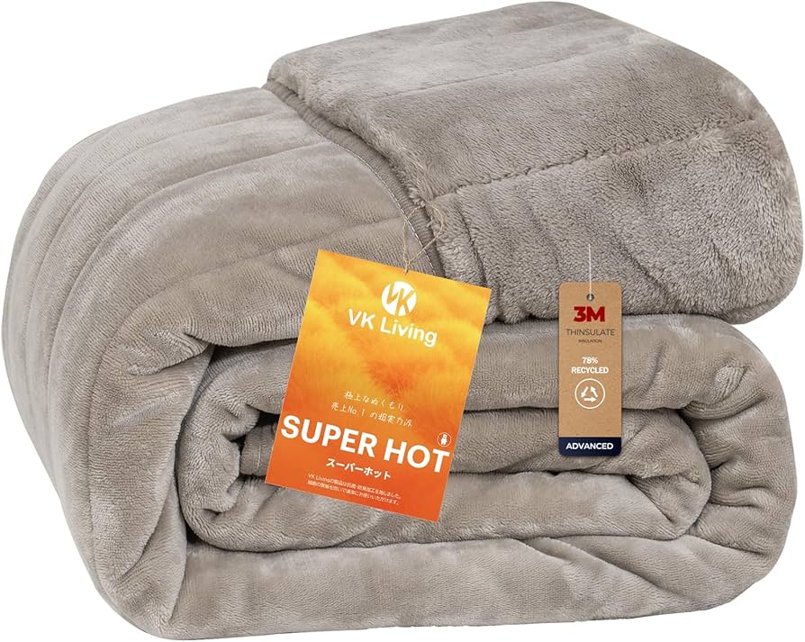 Amazon｜VK Living シンサレート毛布 厚手 シングル 冬用 【SUPER HOT